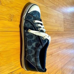 Coach Barrett signature Sneakers Denim Blue & White